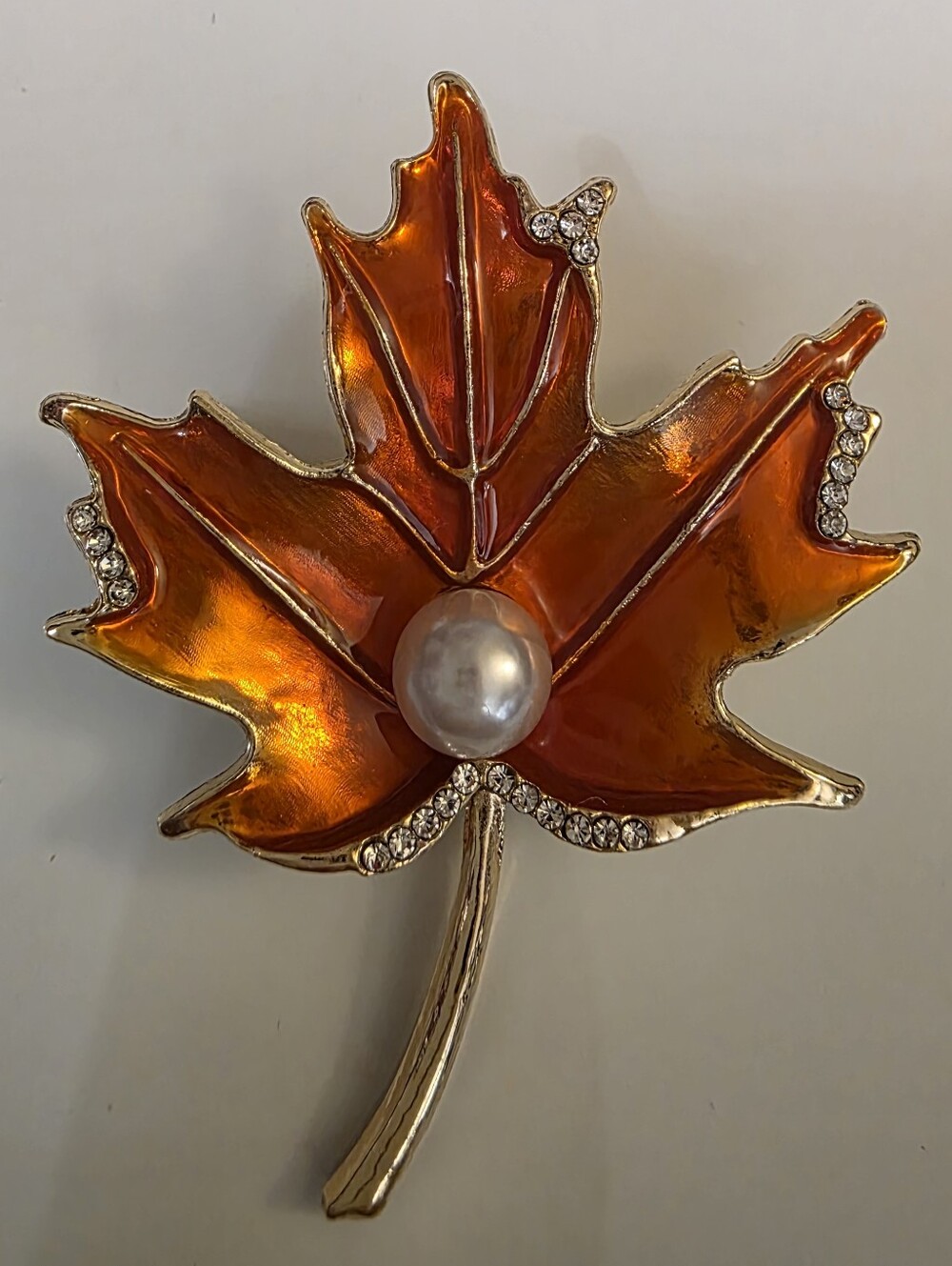 Autumn Maple Leaf Brooch FASHION JEWELRY